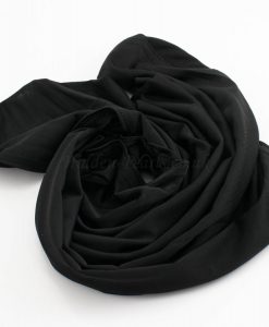 Lycra Plain Children Hijab - Black - Hidden Pearls