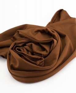 Lycra Plain Children Hijab - Brown - Hidden Pearls