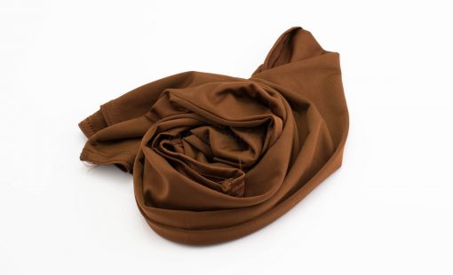 Lycra Plain Children Hijab - Brown - Hidden Pearls