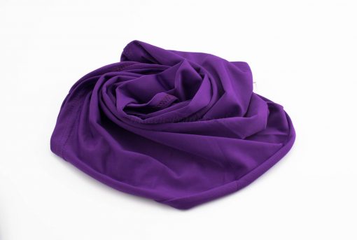 Lycra Plain Children Hijab - Purple - Hidden Pearls