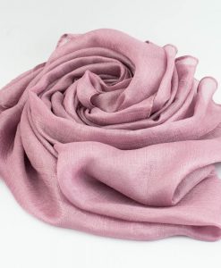 Shimmer Silk Hijab - Dusky Rose 2- Hidden Pearls.NEF