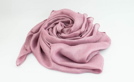 Shimmer Silk Hijab - Dusky Rose 2- Hidden Pearls.NEF