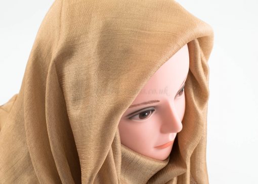 Shimmer Silk Hijab - Gold - Hidden Pearls.NEF