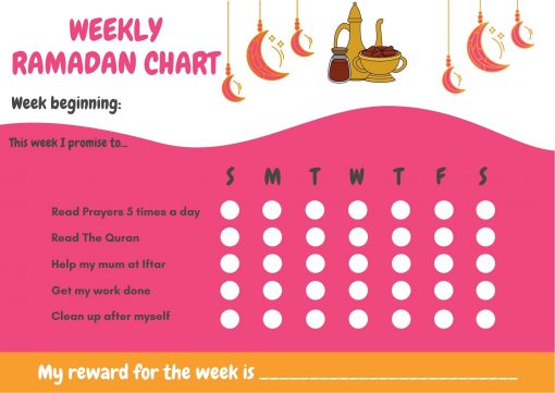 Ramadan gift Box - Girls Ramadan Calendar - Hidden Pearls2