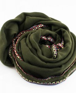 Aztec Ring Hijab Army Green 2