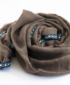 Aztec Ring Hijab Taupe Brown