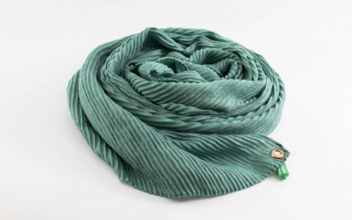 Leather Tassel Hijab Mint 4