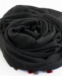 Moroccan Border Hijab Black