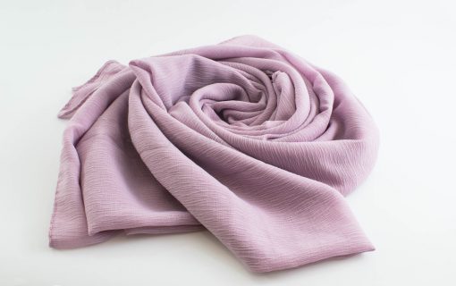 Crepe Chiffon Hijab - Hidden Pearls - Lilac