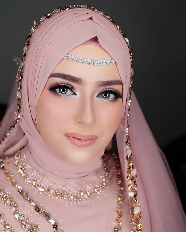 Wedding Bridal Hijab Styling & Makeup