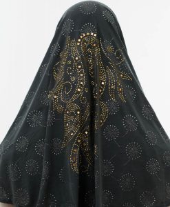 Al-Amira Hijab - Dark Grey 4- Hidden Pearls