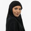 Women's Glitter Al-Amira Hijab - Black- Hidden Pearls