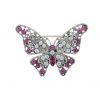 Vintage butterfly hijab brooch