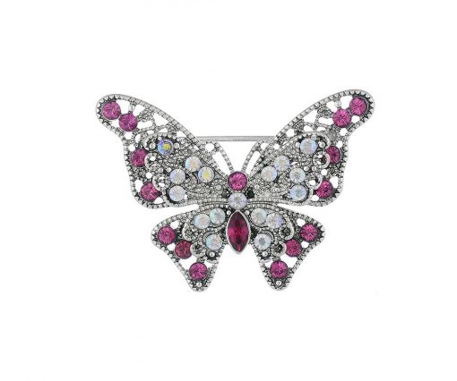 Vintage butterfly hijab brooch