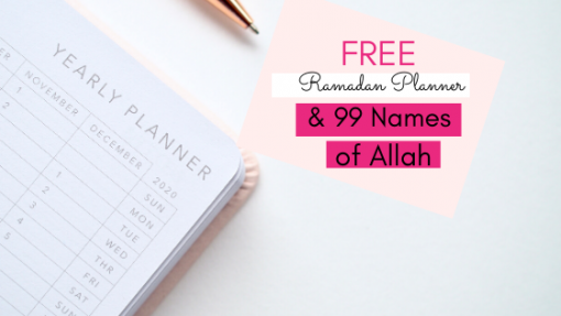 Ramadan tips - FREE Ramadan Planner & 99 Names of Allah - Hidden Pearls