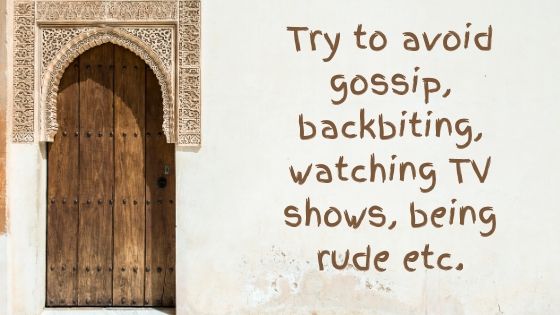 Tips on ramadan - backbiting - Hidden pearls