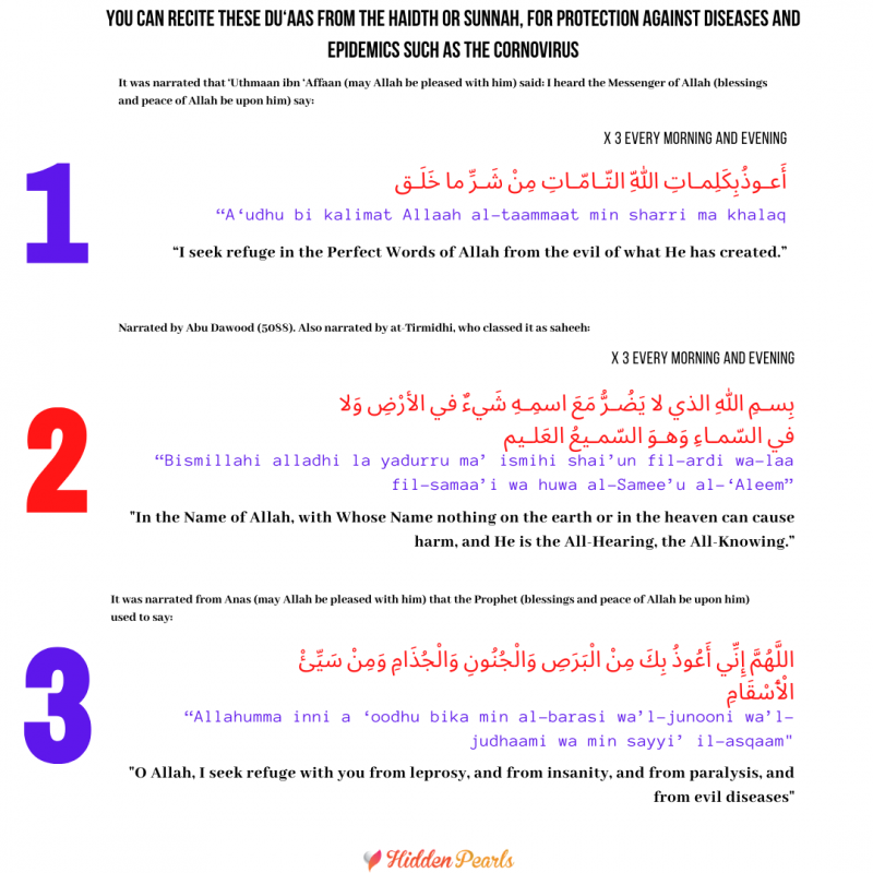 Dua for cornovirus - tips for ramadan