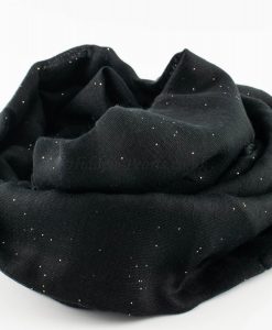 Everyday Glitter Hijab - Black -Hidden Pearls