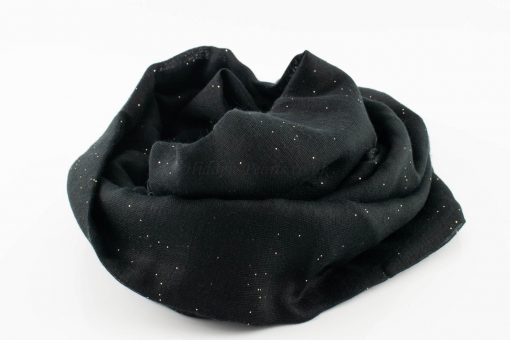 Everyday Glitter Hijab - Black -Hidden Pearls