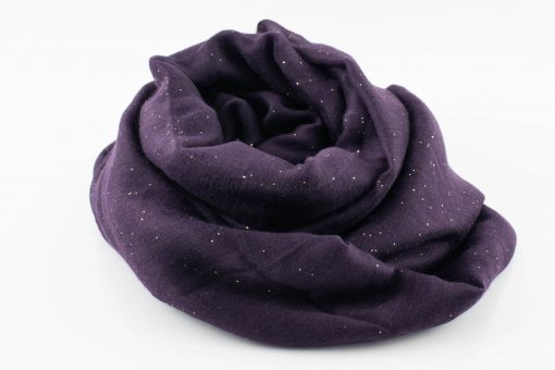 Everyday Glitter Hijab - Plum -Hidden Pearls