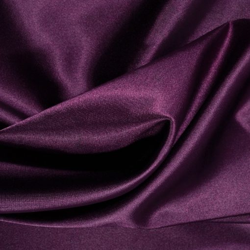 plain Silk plum hijab - hidden pearls