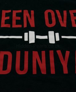 Deen Over Duniya T-shirt - Grey - Men - close up - Hidden Pearls