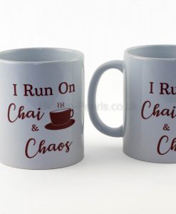 I Run Chai & Chaos Maroon
