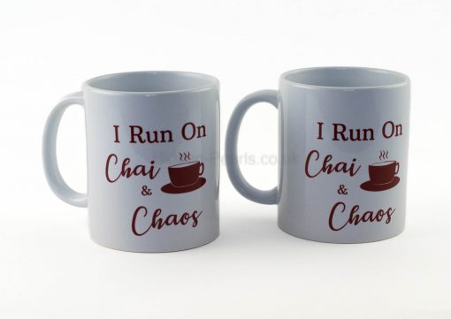 I Run Chai & Chaos Maroon