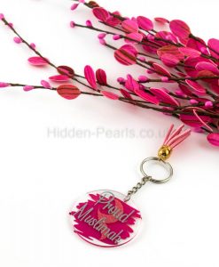 Proud Muslimah Keyring - Pink- Hidden Pearls