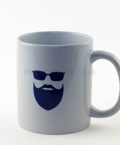 With Great Beard Mug Back - Blue - Hidden Pearls